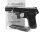 halbautomatische Pistole Norinco - 213 - Note 3  - halbautomatische Pistole, 110mm Lauf, feste Kimme, Bakelitgriffschalen schwarz, beidh&auml;ndige Nutzung m&ouml;glich, Sicherung linksseitig, gepflegter Zustand, Abriebspuren am Metall, technisch in Ordnung, mit An