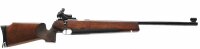 Einzellader B&uuml;chse Weihrauch - HW60 Match - Note 2  - Einzellader-Matchwaffe von Weihrauch, Modell HW 60 M (Match), guter Pflegezustand, hochwertiger Ansch&uuml;tz Matchdiopter mit Ringkorn, einstellbarer Matchabzug, UIT-Schiene, Prismenschiene auf dem System,