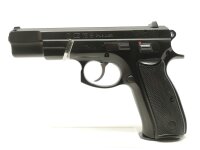 halbautomatische Pistole CZ Uhersky Brod - 75 B - Note 1  - zuverl&auml;ssige Sportpistole f&uuml;r Einsteiger & Forgeschrittene, CZ 75B, in fast in jedem Sch&uuml;tzenverein zu finden, 4" Lauf, Kunststoffgriffschalen, feste Kimme und Korn (Gebrauchsvisierung), 110mm La