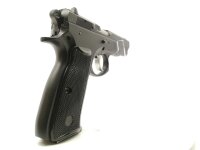 halbautomatische Pistole CZ Uhersky Brod - 75 B - Note 1  - zuverl&auml;ssige Sportpistole f&uuml;r Einsteiger & Forgeschrittene, CZ 75B, in fast in jedem Sch&uuml;tzenverein zu finden, 4" Lauf, Kunststoffgriffschalen, feste Kimme und Korn (Gebrauchsvisierung), 110mm La