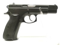 halbautomatische Pistole CZ Uhersky Brod - 75 B - Note 1  - zuverl&auml;ssige Sportpistole f&uuml;r Einsteiger & Forgeschrittene, CZ 75B, in fast in jedem Sch&uuml;tzenverein zu finden, 4" Lauf, Kunststoffgriffschalen, feste Kimme und Korn (Gebrauchsvisierung), 110mm La