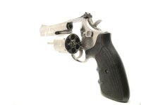 Revolver Smith & Wesson - 686-4 - Note 2  - Sportrevolver "Made in USA", 150mm langer Lauf (6"), verstellbare Matchvisierung in H&ouml;he und Seite, Gummigriff f. beidh&auml;ndige Nutzung mit Fingermulden, stahlgebl&auml;uter Hahn und Abzugsz&uuml;ngel,  leichte optische Geb