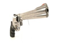 Revolver Smith & Wesson - 686-4 - Note 2  - Sportrevolver "Made in USA", 150mm langer Lauf (6"), verstellbare Matchvisierung in H&ouml;he und Seite, Gummigriff f. beidh&auml;ndige Nutzung mit Fingermulden, stahlgebl&auml;uter Hahn und Abzugsz&uuml;ngel,  leichte optische Geb