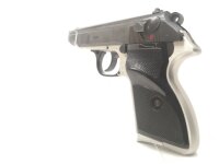 halbautomatische Pistole FEG - PA 63 - Note 2  - ungarischer Makarov-Nachbau, bicolor, mit linksseitiger Sicherung, Kunststoffformgriffschalen f&uuml;r Rechtsh&auml;nder (Daumenauflage links), 1 Steckmagazin, gepflegt, im guten Zustand, technisch einwandfrrei *** v