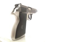 halbautomatische Pistole FEG - PA 63 - Note 2  - ungarischer Makarov-Nachbau, bicolor, mit linksseitiger Sicherung, Kunststoffformgriffschalen f&uuml;r Rechtsh&auml;nder (Daumenauflage links), 1 Steckmagazin, gepflegt, im guten Zustand, technisch einwandfrrei *** v
