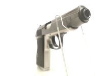 halbautomatische Pistole FEG - PA 63 - Note 2  - ungarischer Makarov-Nachbau, bicolor, mit linksseitiger Sicherung, Kunststoffformgriffschalen f&uuml;r Rechtsh&auml;nder (Daumenauflage links), 1 Steckmagazin, gepflegt, im guten Zustand, technisch einwandfrrei *** v