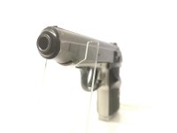 halbautomatische Pistole FEG - PA 63 - Note 2  - ungarischer Makarov-Nachbau, bicolor, mit linksseitiger Sicherung, Kunststoffformgriffschalen f&uuml;r Rechtsh&auml;nder (Daumenauflage links), 1 Steckmagazin, gepflegt, im guten Zustand, technisch einwandfrrei *** v