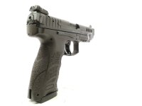 halbautomatische Pistole Heckler & Koch - SFP9L-SF Wippe - Note 1  - sportliche Pistole von Heckler & Koch, Modell SFP9L, mit Wippmechanik zur Magazinentnahme, Kunststoffgriffst&uuml;ck, Sicherung ab Abzugsz&uuml;ngel, verstellbare Kimme und Korn mit Leuchtpunkten,