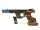 halbautomatische Pistole Walther - GSP Expert - Note 2  - relativ junge Sportpistole von WALTHER, Mod. GSP Expert, mit Schichtholzgriff Gr&ouml;&szlig;e SLB 7 (f. Linksh&auml;nder !!!), 2 Magazine mit blauem Abschluss (neu von Walther), blauem Laufgewicht mit GSP Expert 
