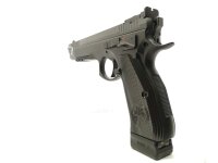 halbautomatische Pistole Frankonia - Taipan - Neuwertig - Sportpistole aus dem Hause Frankonia, Eigenentwicklung mit per Hand angepasstem Schlitten, verstellbarem Abzug, LPA TRT-Vsierung, 6" Lauf, 3 Steckmagazinen, Koffer, Anleitung, absolut neuwertiger Z