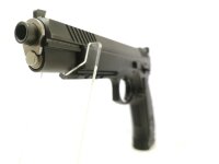 halbautomatische Pistole Frankonia - Taipan - Neuwertig - Sportpistole aus dem Hause Frankonia, Eigenentwicklung mit per Hand angepasstem Schlitten, verstellbarem Abzug, LPA TRT-Vsierung, 6" Lauf, 3 Steckmagazinen, Koffer, Anleitung, absolut neuwertiger Z