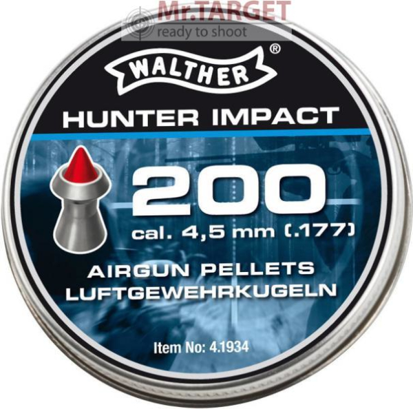 WALTHER HUNTER IMPACT 4,5 mm, 200 Stück
